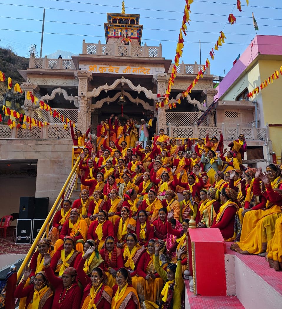 शीतकालीन प्रवास पांडुकेश्वर स्थित नवनिर्मित कुबेर मंदिर प्राण प्रतिष्ठा का तीन दिवसीय कार्यक्रम हुआ शुरू