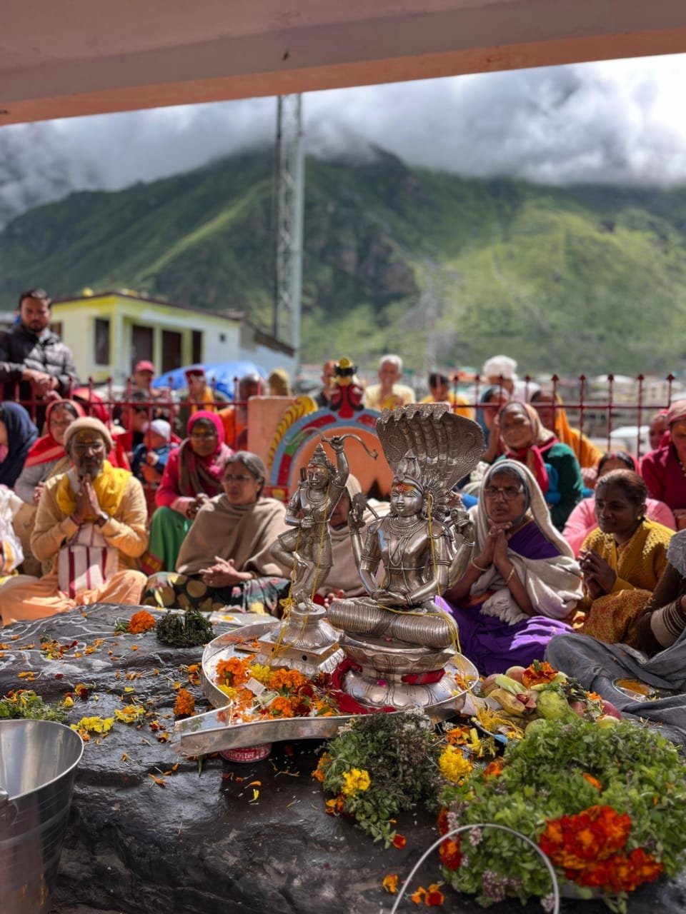 श्री बदरीनाथ धाम में श्री नर- नारायण जयंती का समापन, लीला स्थली में अभिषेक पश्चात विग्रह डोली मां नंदा मंदिर बामणी पहुंची