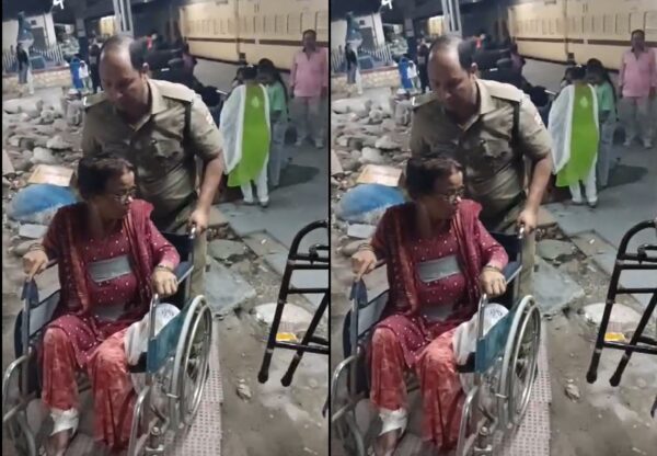 एसपी तृप्ति भट्ट के निर्देशन में जीआरपी निभा रही मानवता का फर्ज, कोटद्वार रेलवे स्टेशन पर दिव्यांग महिला की मदद करने पर मिला आभार और दुआएं