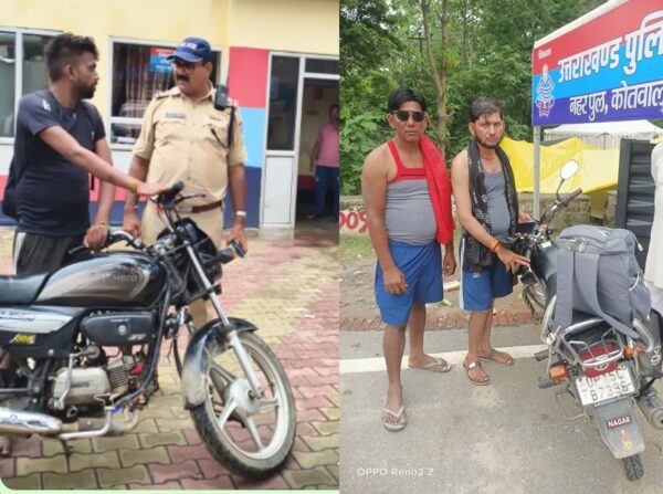शराब के नशे में ट्रिपल राइडिंग कर रहा भोला चढ़ा मंगलौर पुलिस के हत्थे, वाहन सीज़ – तीन के खिलाफ कार्रवाई