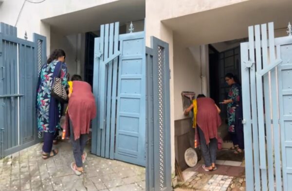 बेसुध हालत में राह में पड़ी महिला को जिला प्रशासन से सकुशल पंहुचाया घर